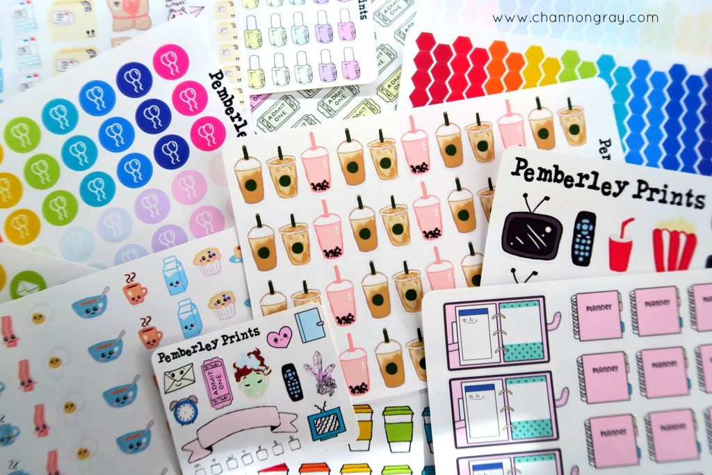 Etsy Sticker Haul // heythereChannon