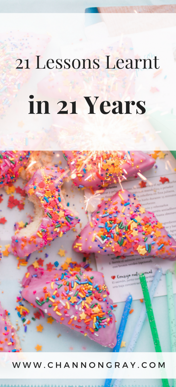 21 Things, 21 Years – Channon Gray